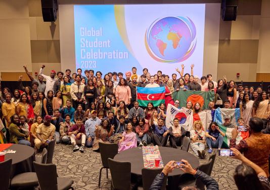 International Students at the global student celebration