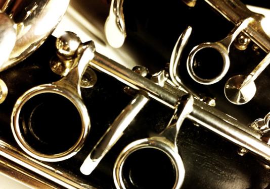 zoomed in clarinet