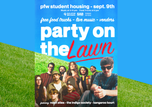 Party on the Lawn Flyer 8.19.2025