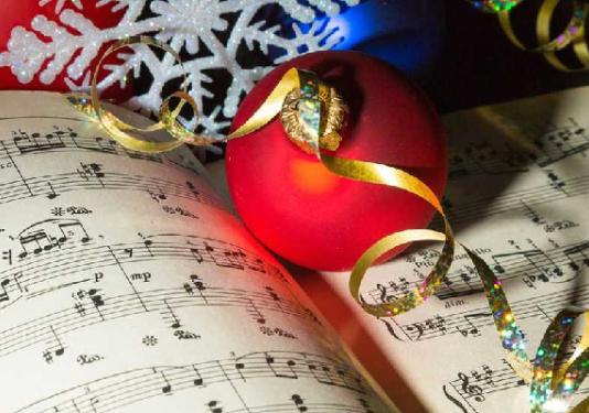 sheet music with ornament 