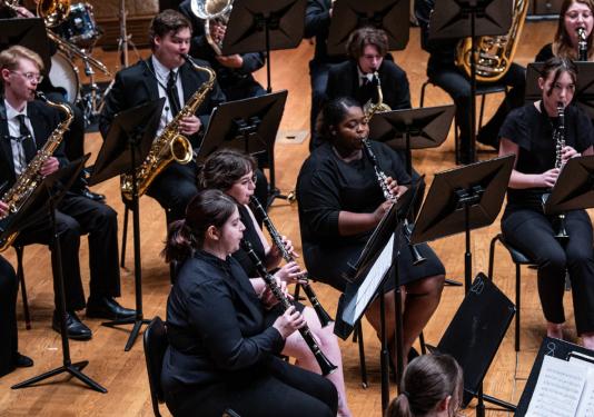 band performing music