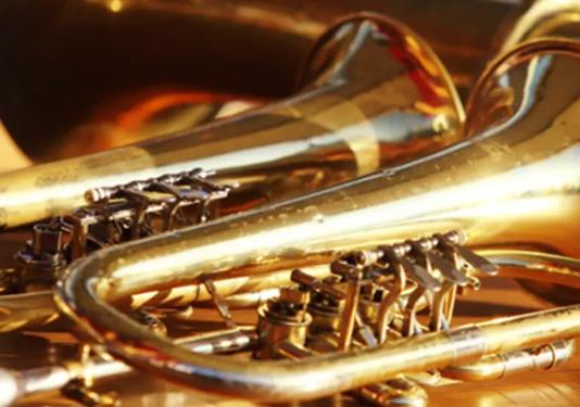 gold flugle horn