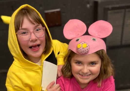 young children dressed up as mice
