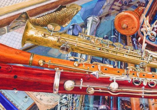 conglomerate of woodwind instruments