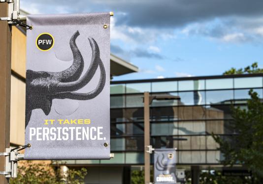 It Takes Persistence Campus Banner
