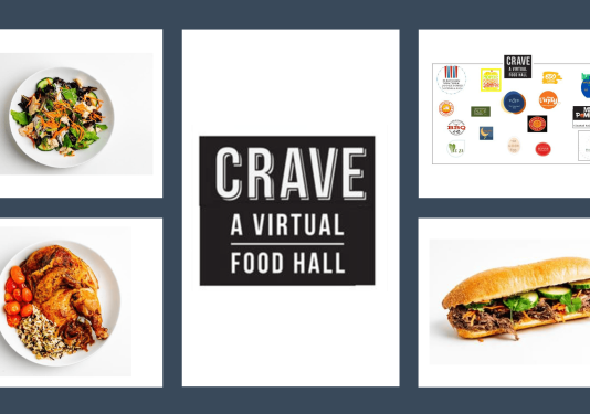 Graphic image for The Crave featuring pictures of food items