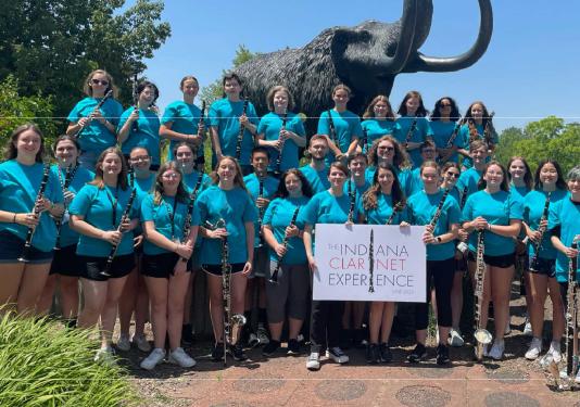 gaggle of clarinetists