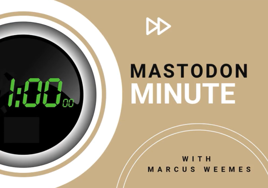 Mastodon Minute graphic logo
