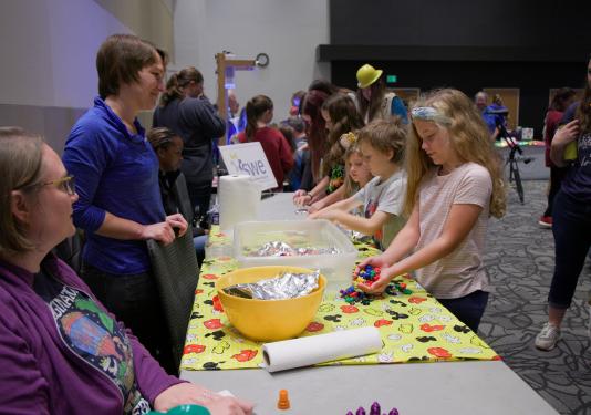 The STEM Expo featured many interactive activities.
