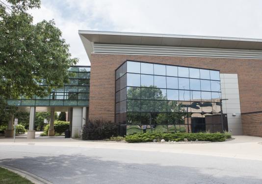Walb Union and the skybridge connection.