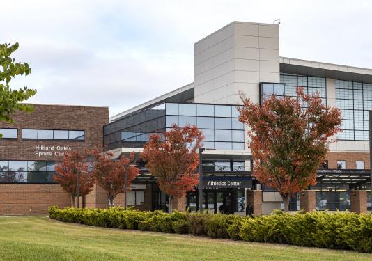 Athletics Center and the Hilliard Gates Sport Center on main campus.