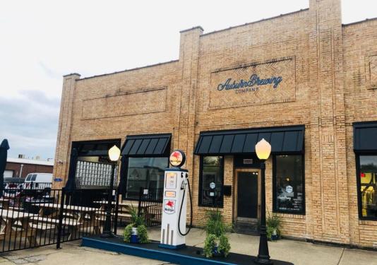 Exterior view of the Auburn Brewing Company
