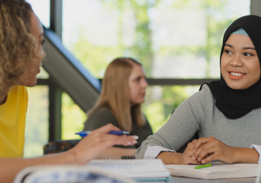 Students in class