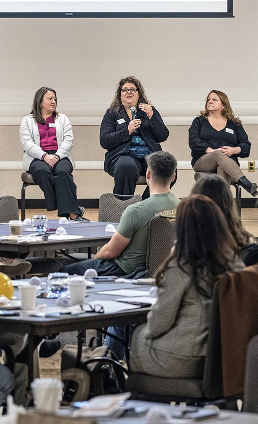 Panel discussion at a conference