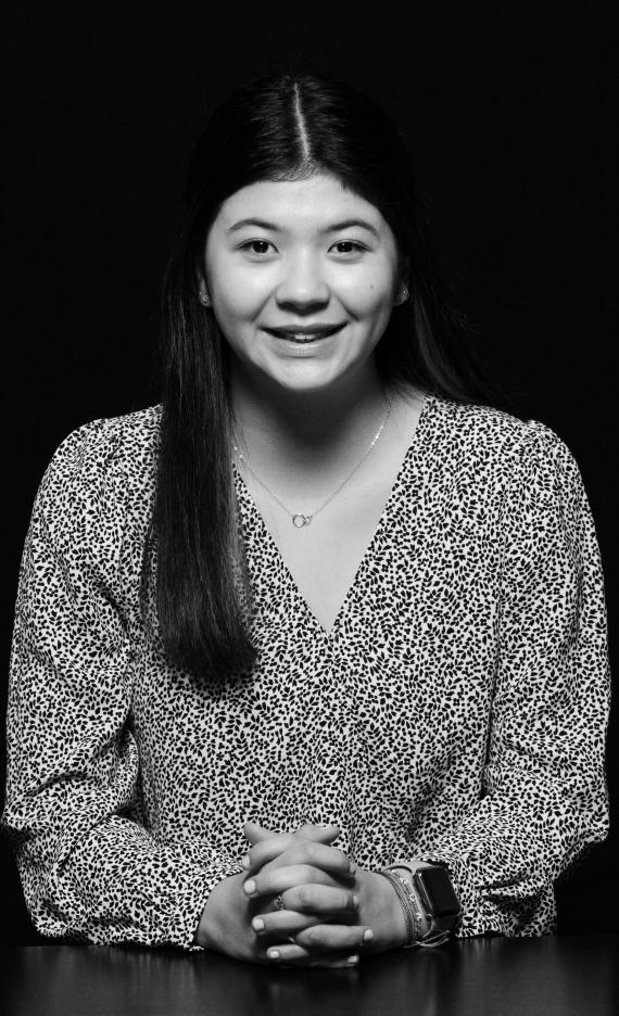 Student Madeline Minobe poses for a photo.