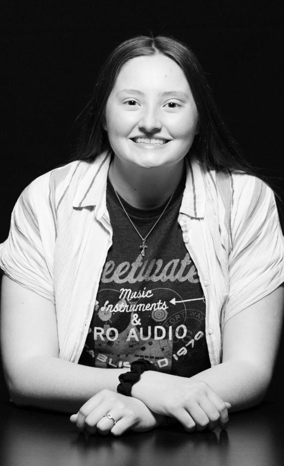 Student Delaney Rice poses for a photo.