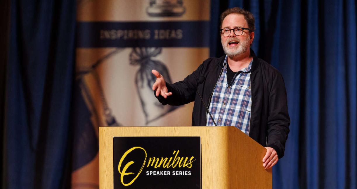 Rainn Wilson, actor and author (2023–24)