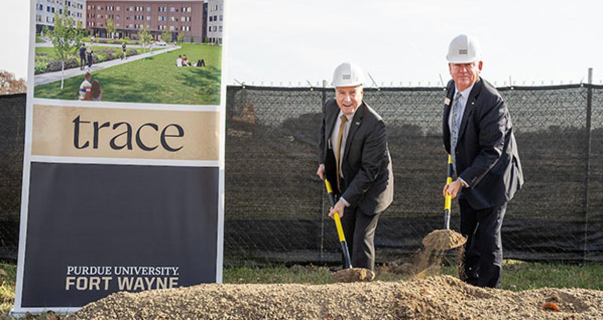 Turning over shovels of dirt