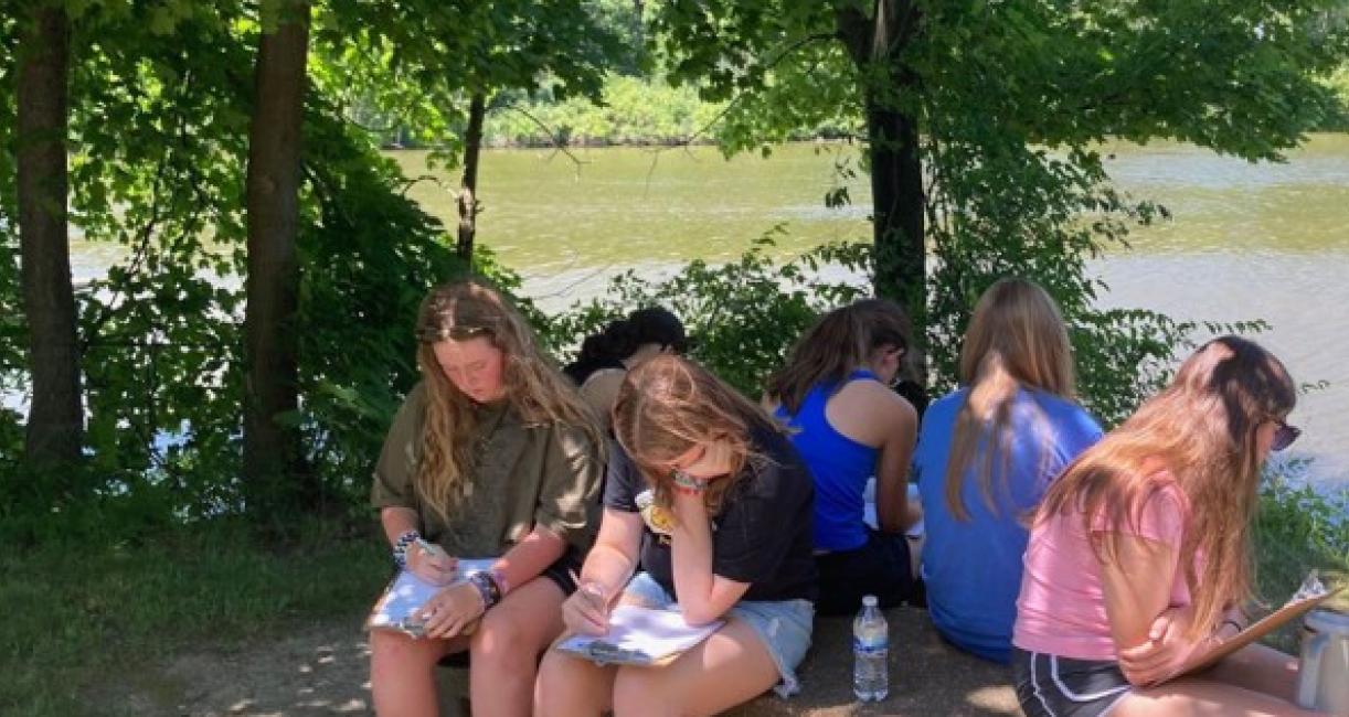 Appleseed Summer Camp outside