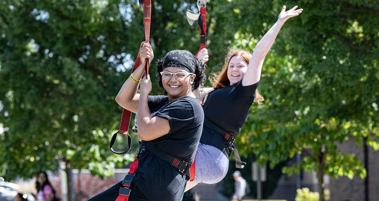 Zipline at Don's College Picnic