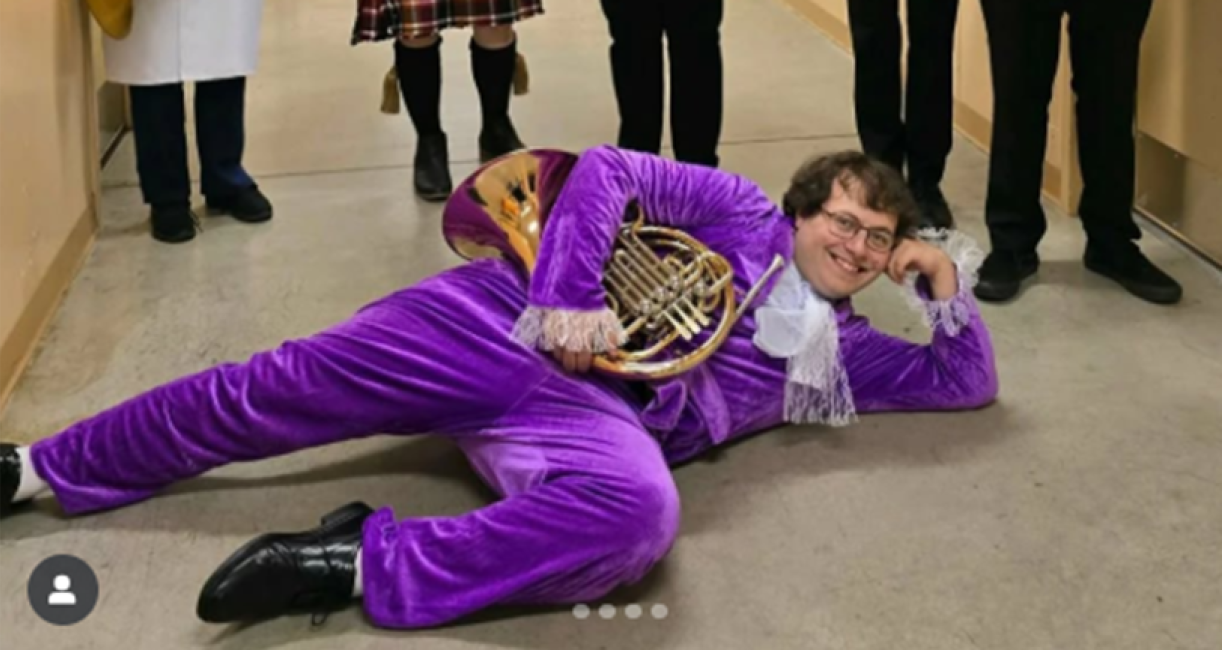 Jake Fost dressed as Austin Powers