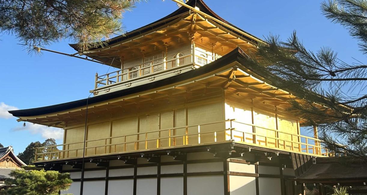 Landscape featuring a pagoda