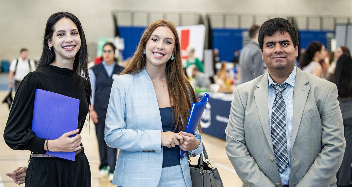 Students at the Mastodon Internship and Career Fair